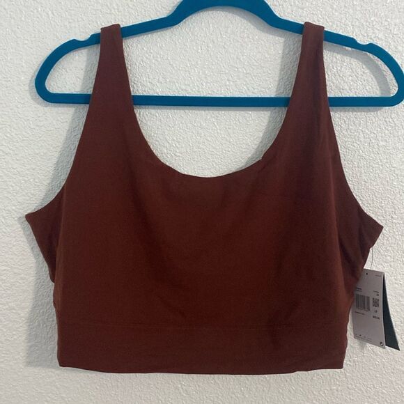 NWT- NIKE- women’s training sports bra- chocolate mocha color- size 2X - Picture 4 of 12